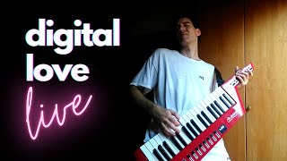 Digital Love Solo Keyboard Cover by The Neon Syndicate screenshot 3