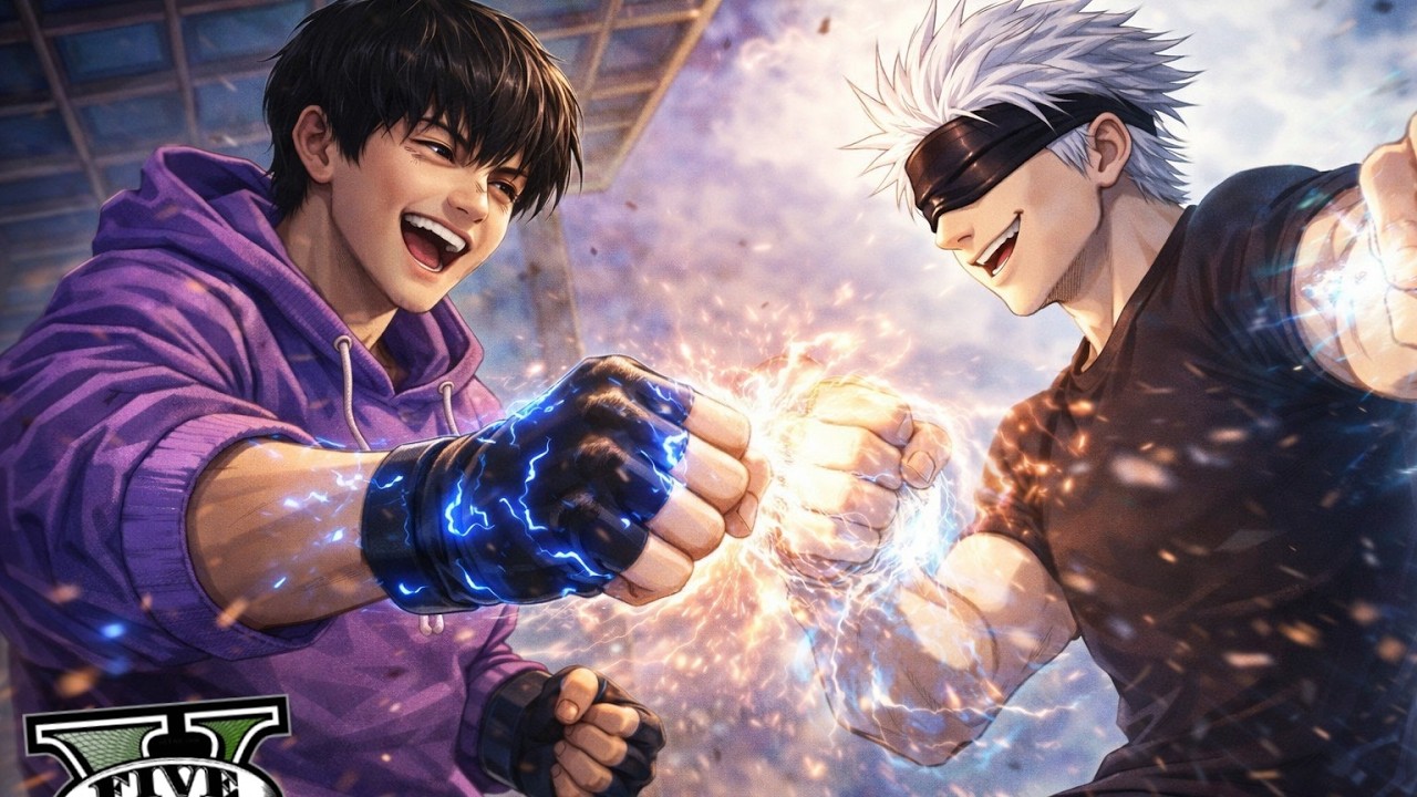 ကျွန်တော် Gojo ဆီမှာ ကျိန်စာအစွမ်းတွေ သင်ခဲ့တယ် | I Trained With GOJO in GTA V