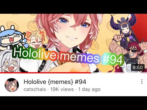 Reaction to Hololive memes #94 by catschais!!