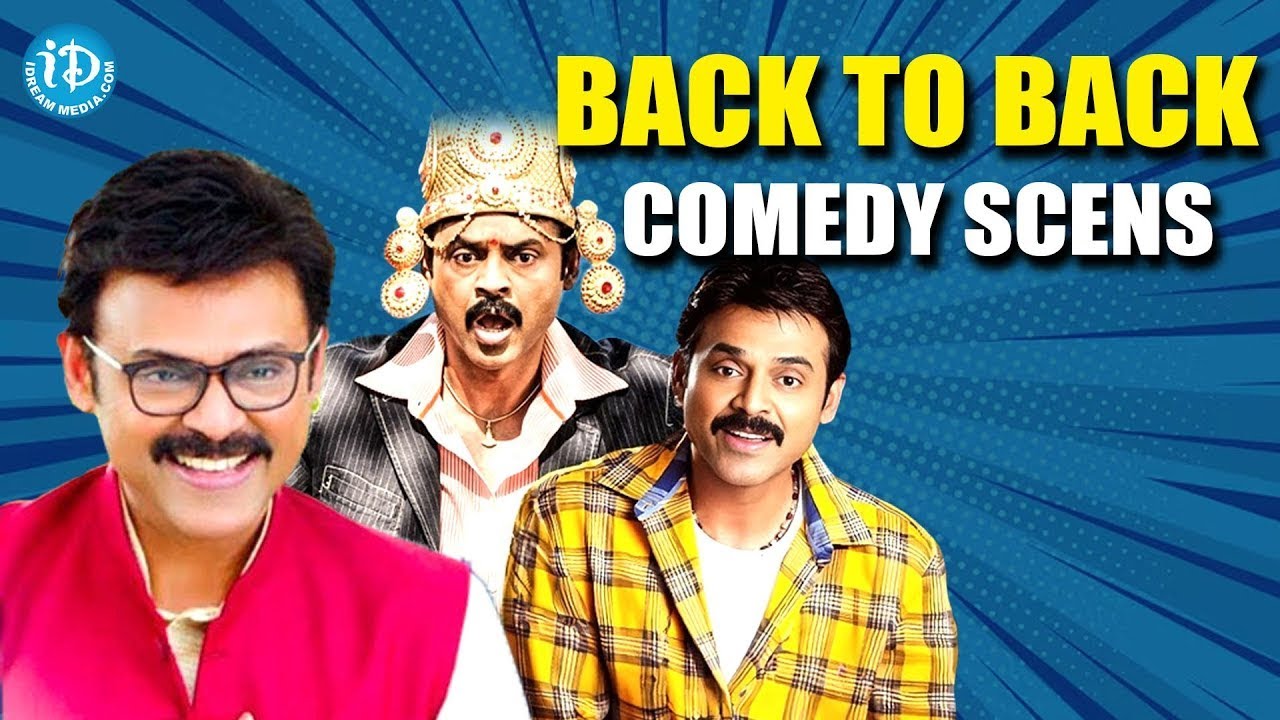 Venkatesh and Brahmanandam Back To Back Comedy  Evergreen Telugu Comedy Scenes 