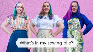 Off camera sewing projects | Vintage sewing projects
