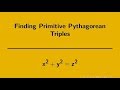 Number Theory | Primitive Pythagorean Triples
