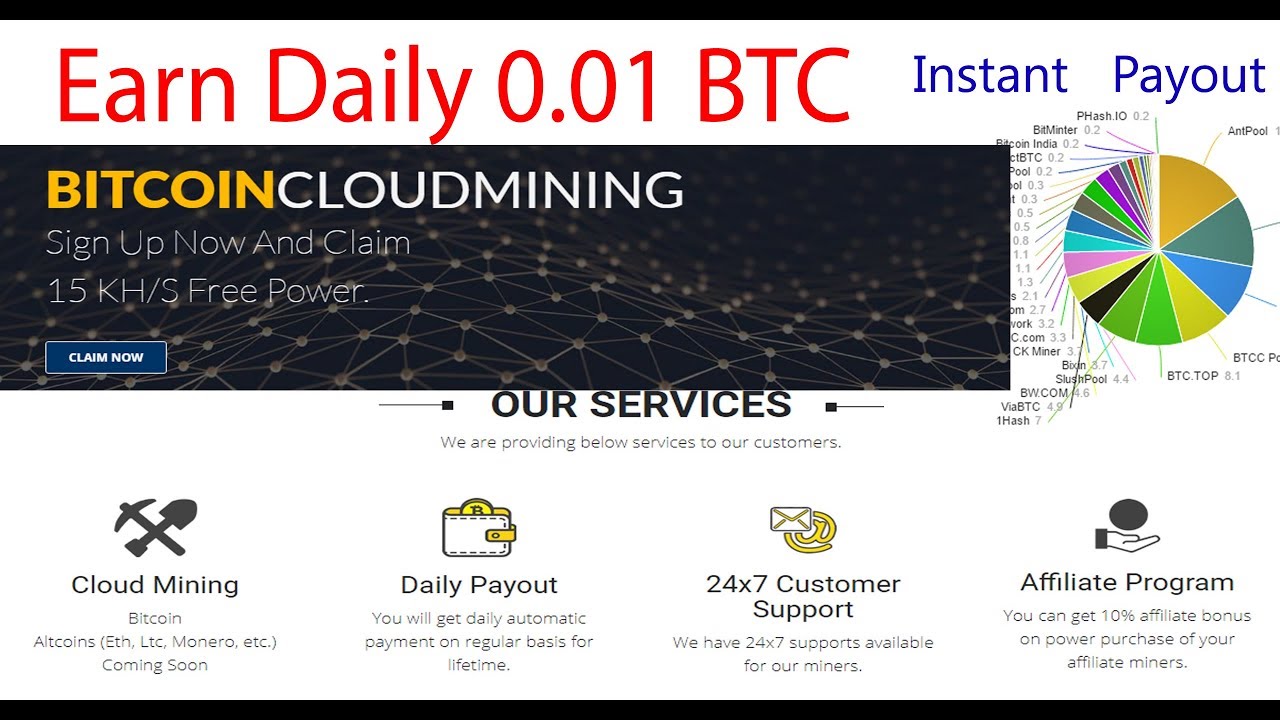 bitcoin cloud mining pool free