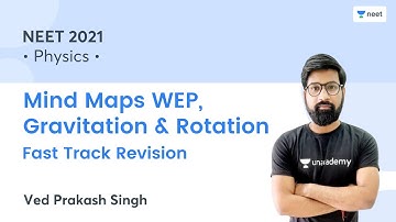 Mind Maps WEP, Gravitation & Rotation | Fast Track Revision | Unacademy NEET | Ved Prakash Singh