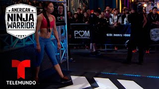 Natalie Duran es la primera mujer en llegar al muro | American Ninja Warrior | Entretenimiento screenshot 2