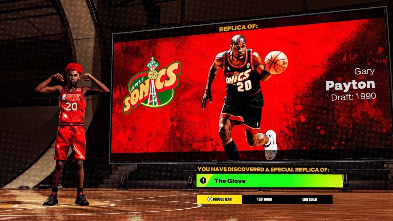 OFFICIAL "THE GLOVE" GARY PAYTON BUILD in NBA 2K23 RARE EASTER EGG