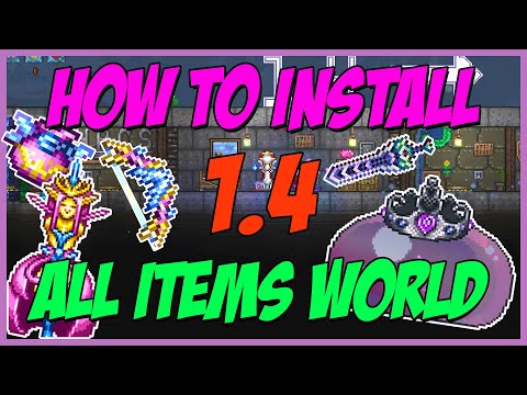 Terraria 1.4 All Items World! #PC [DOWNLOAD LINK BELOW!]