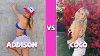 Addison Rae Vs Coco Quinn TikTok Dance Compilation (July 2021)