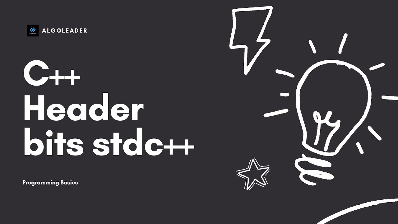 C++ Header bits stdc++ - YouTube