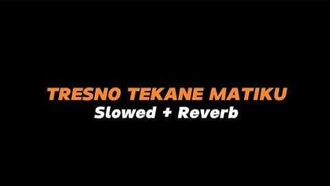 TRESNO TEKANE MATIKU  -  Slowed + Reverb (Full Lirik)