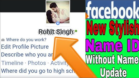 How To Make New Stylish Name Facebook Account Without Name update