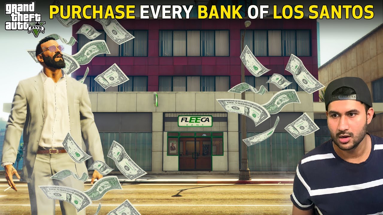 GTA 5 : TREVOR PURCHASE EVERY BANK OF LOS SANTOS | GTA 5 GAMEPLAY - YouTube