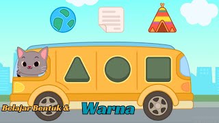 BELAJAR BENTUK DAN WARNA DENGAN ANIMASI GAME YANG SERU | LEARNING COLORS AND SHAPES screenshot 5