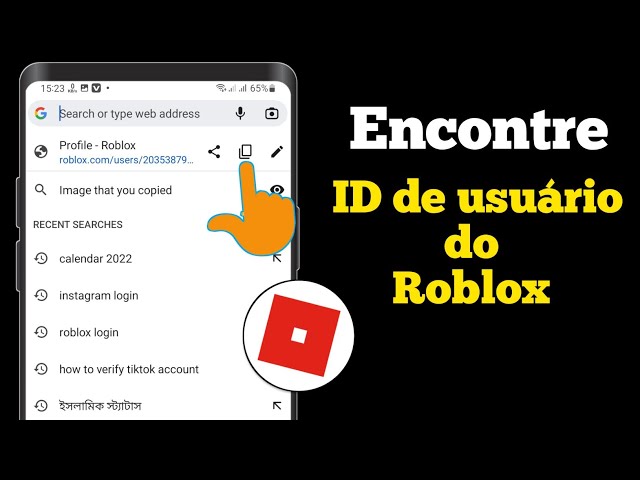 Como obter seu ID de usuário Roblox  como saber seu id do roblox? 