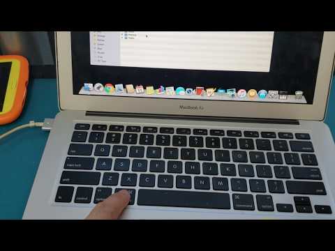 طريقة تحديد جميع الملفات الموجودة في الماك بوك MacBook ونقلها إلى ذاكرة خارجية External Drive
