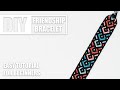 Arrowhead Distorted Dots Grid Lines Macrame Friendship Bracelets | Easy Tutorial for Beginner