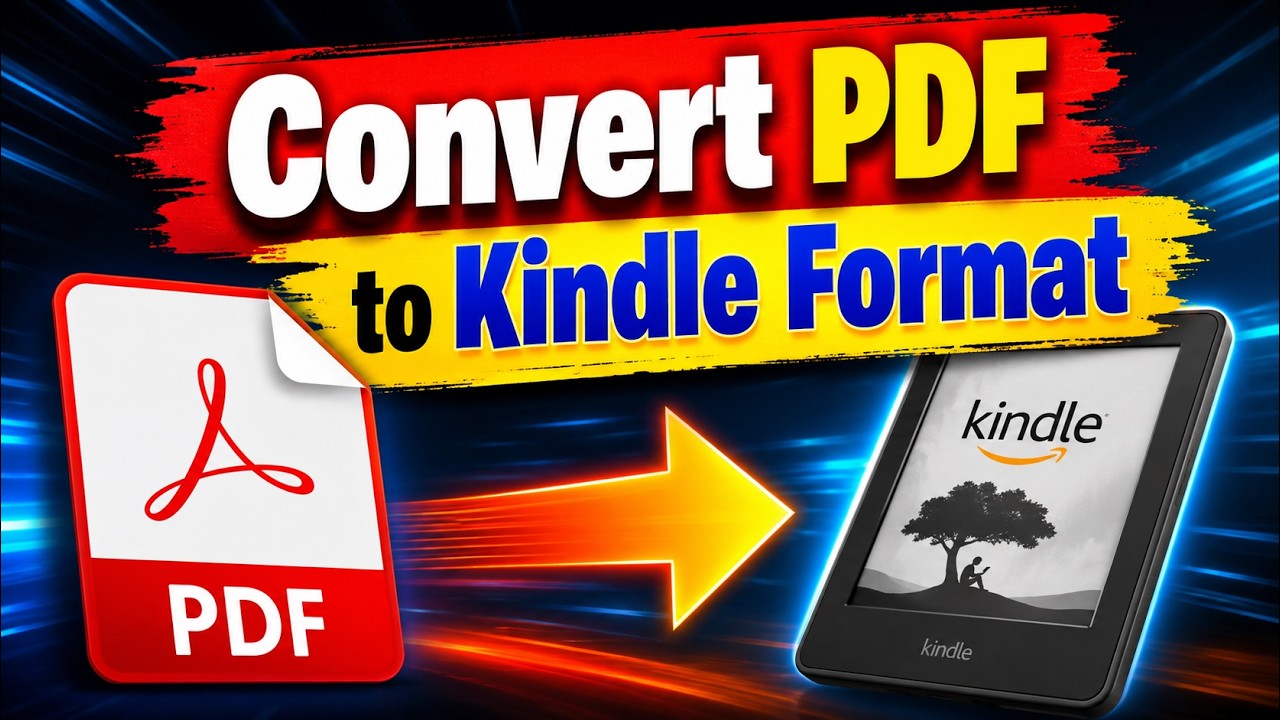 How to Convert PDF to Kindle Format | Send PDF to Kindle Step-by-Step ...