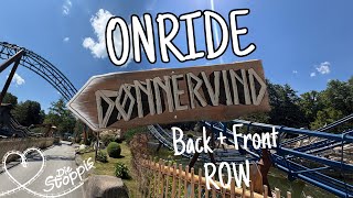Dønnervind Onride Weltneuheit- Freizeitpark Plohn - Multi-Launch-Water-Coaster, Front Back Row