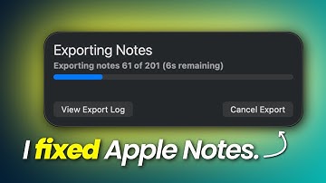 How to Export All Apple Notes to PDF & Obsidian/MD (2025)