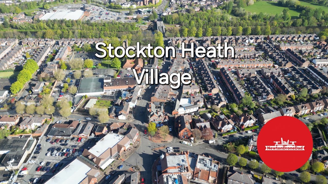 Stockton Heath Village from above
