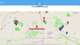 How to set and use the "starting point" feature for automatically optimizing a route in AquaSuite