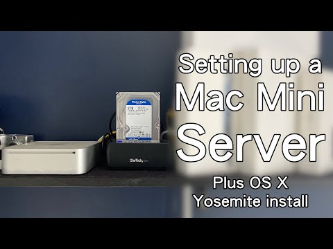 Setting up a 2007 Mac Mini 
