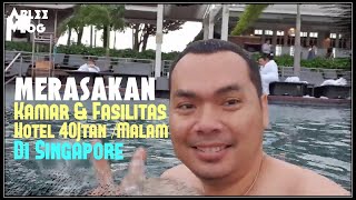 Berenang Di Ketinggian Di MARINA BAY SANDS SINGAPORE #MarinaBaySandSingapore #ArleeVlog #Vlog41