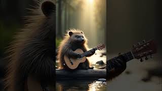 🎸 Funny Mixed Animal Music Shorts 🐶🐱 #animalanimation #animals #shorts #cute
