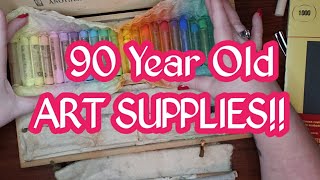 Making Art with 90 Year old Supplies | Soft Pastels Edition screenshot 3