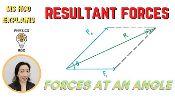 Resultant Forces - Forces at an angle [PHYSICS ROX ~ MS HOO EXPLAINS]