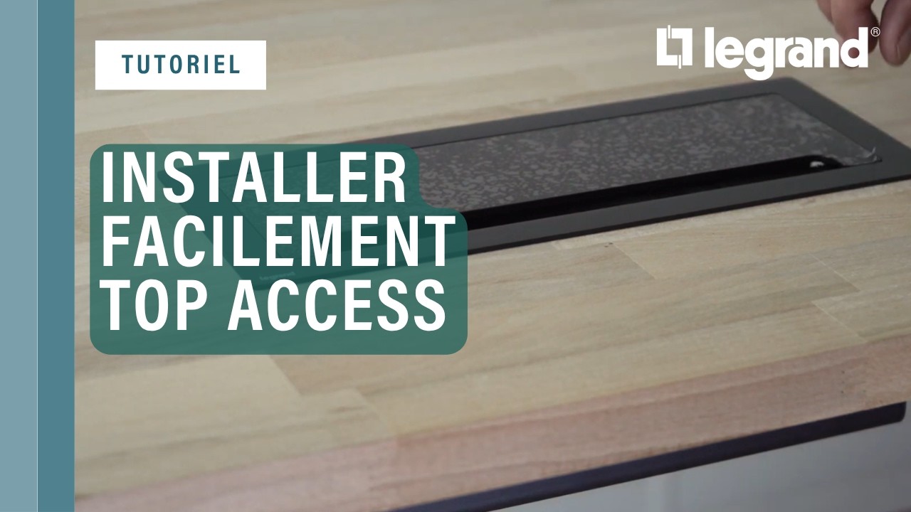 Installer Incara™ Top Access de Legrand Cable Management