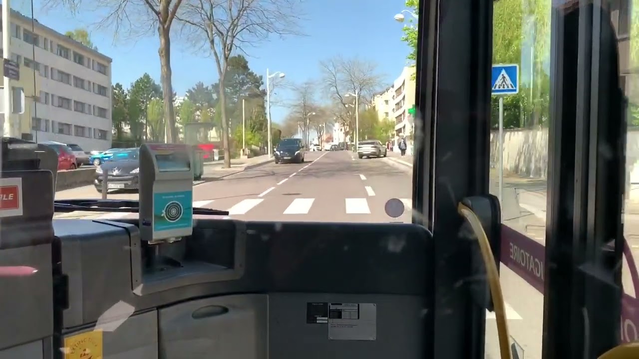 Bus STAN Nancy : Ligne T4, Mercedes-Benz Citaro G Facelift GNV, Voyage de Pichon à Laxou Sarre