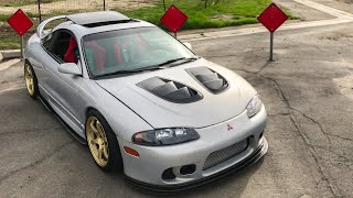 Mitsubishi Eclipse Carbon Fiber Hood Reveal!  (Looks INSANE)