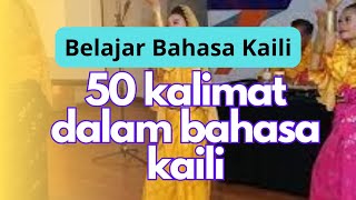 50 kalimat dalam bahasa kaili