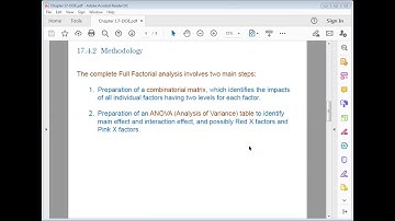DoE, ANOVA chart in Quality Control by Dr. Hasin (IPE, BUET) in Bangla (part 2)