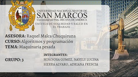 Grupo 3 - EU Algoritmos y Programación - UNMSM- Sistema de compra y venta de maquinaria pesada.
