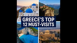 Top 12 Most Beautiful Places to Visit in Greece |Hidden Gems You Can't Miss