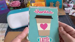 "Thanks A Latte” Card for Cricut Joy