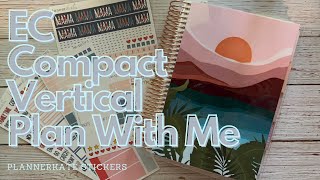 MOTHER’S DAY PLAN WITH ME | EC Compact Vertical Planner and PlannerKate Stickers