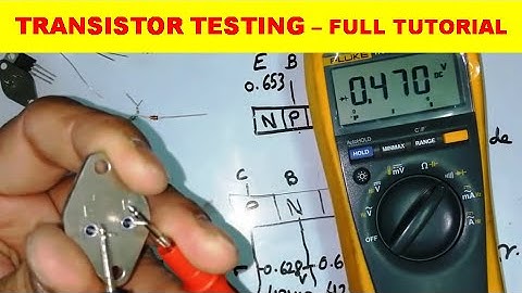 How To Test Transistor Using Digital Multimeter