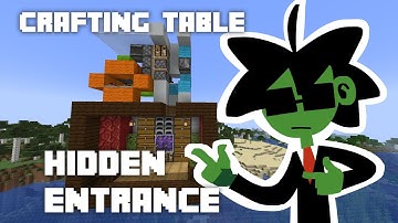 Crafting Table Hidden Entrance