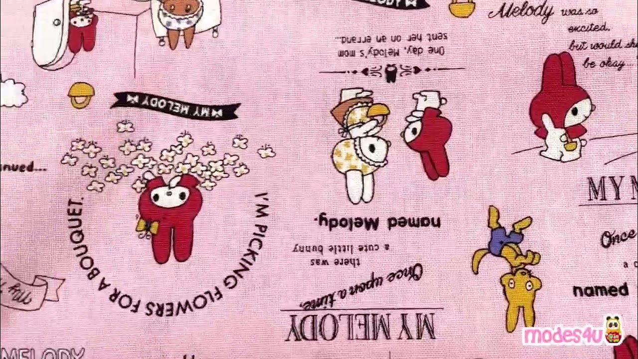 light pink Little Red Riding Hood oxford fabric with My