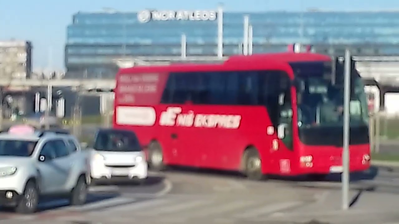 voznja linijom 9A i novobeogradske zgrade januar 2026