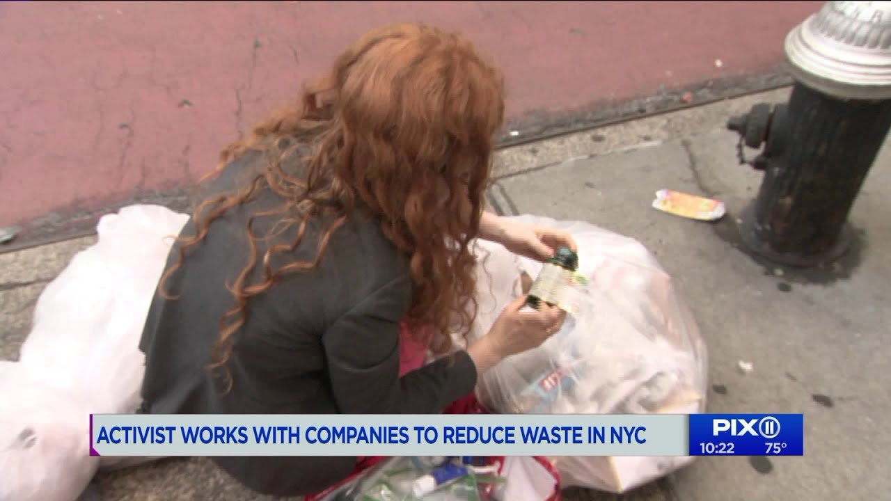 NYC woman dumpster dives to donate, shed light on wasteful practices