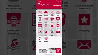 Rutgers Recreation App Overview