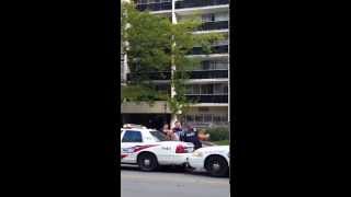 Toronto police arrested a half naked man on high park ave oct 19 of
2015. he tried to grab the gun from and also spitted kicked...