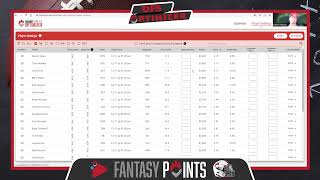 NFL Daily Fantasy Optimizer | Week 14 Lineup Look