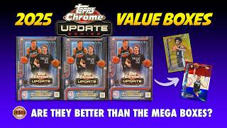 Full 2025-26 Topps Chrome Update Value Boxes 🔥 Exclusive Red/White/Blue Parallels Update