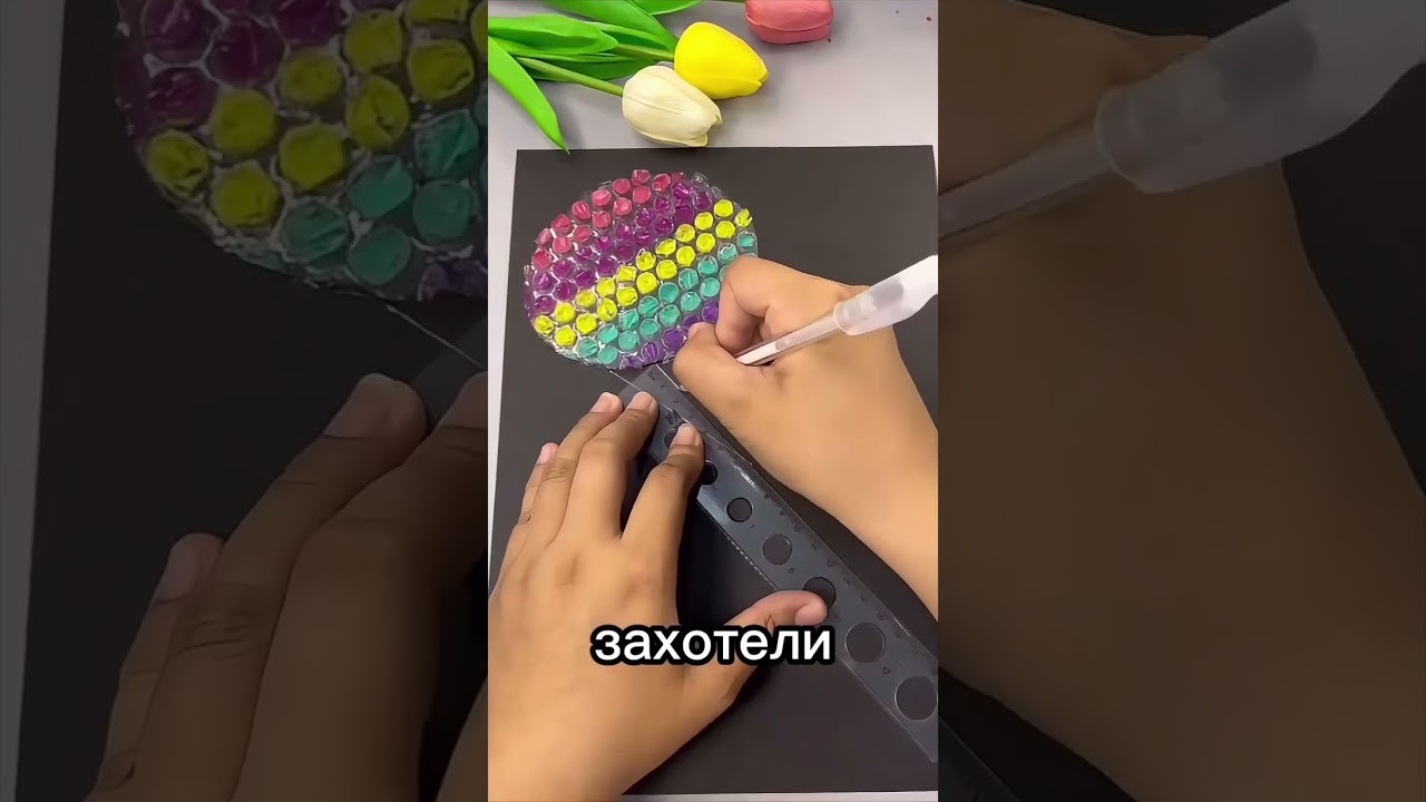 Поделка из ватных палочек