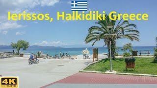 🇬🇷 Ierissos, Halkidiki Greece walking tour